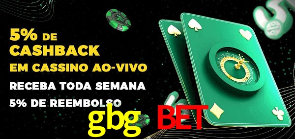 Promoções do cassino ao Vivo gbg bet